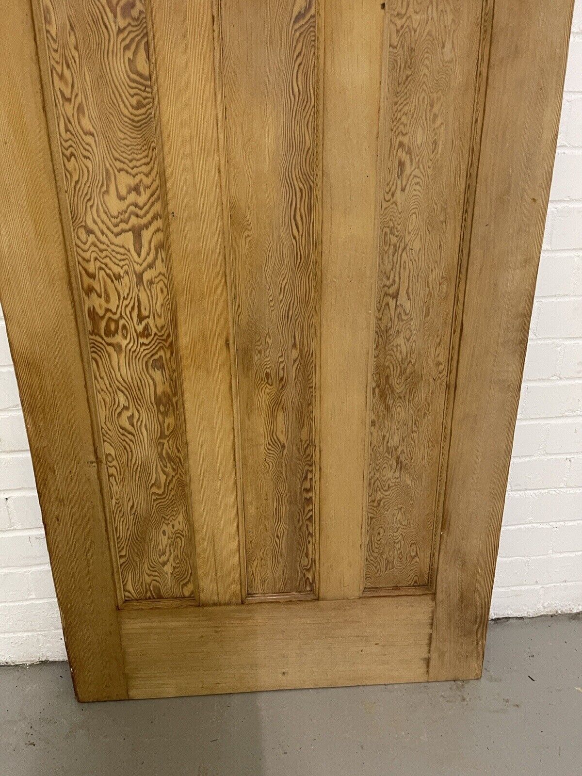 Reclaimed 1930s Edwardian 1 over 3 panel pine Internal door 1965 1960mm x 760mm