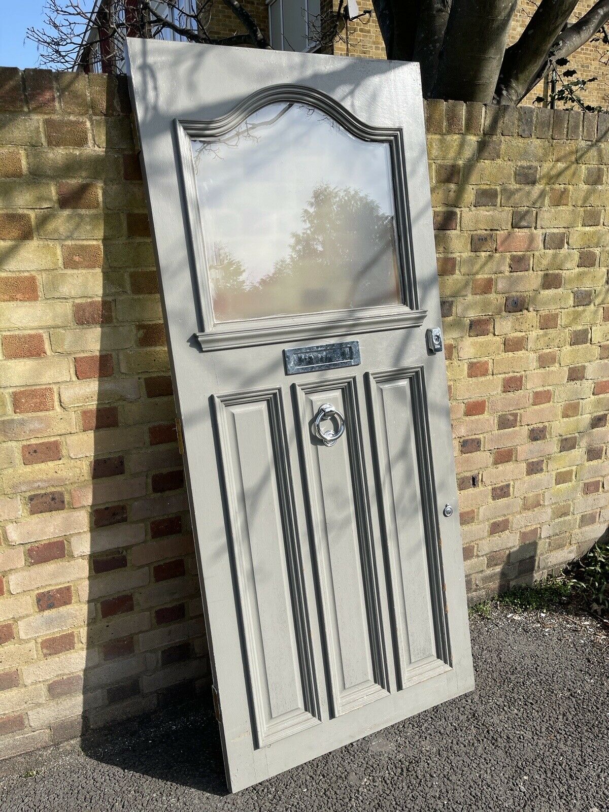 Reclaimed Victorian Edwardian Wooden External Front Door 2103 Or 2107 x 805mm
