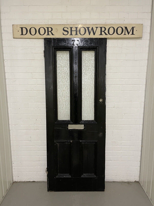 Reclaimed Victorian Edwardian Wooden Panel Front Door 1950 or 1945 x 760mm