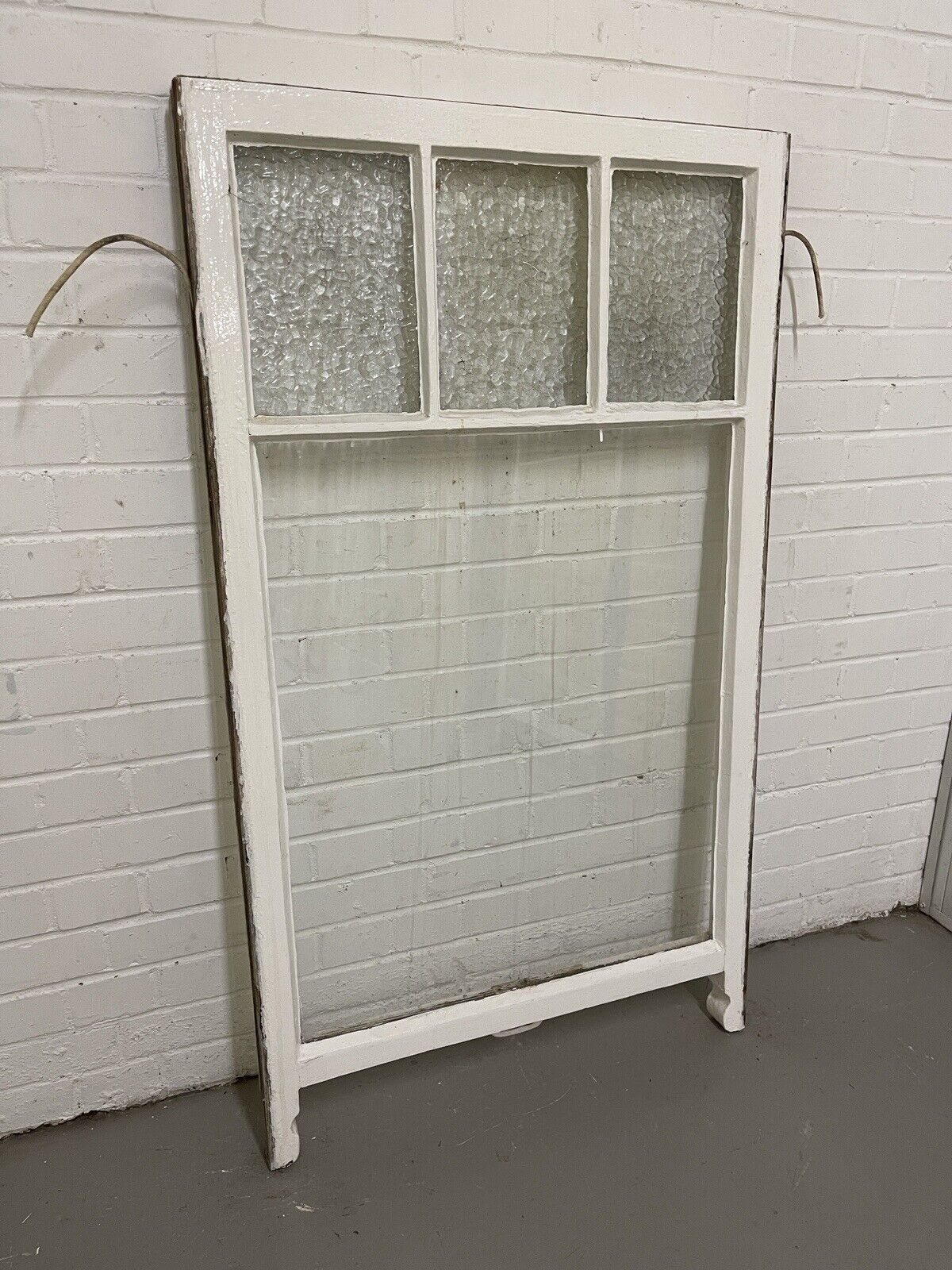 Reclaimed Old Georgian 4 Panel Wooden Window 760mm x 1320mm