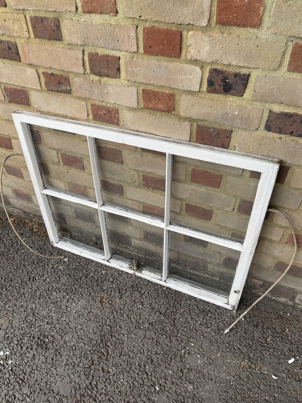 Reclaimed Old Georgian 6 Panel Wooden Window 680 x 910mm