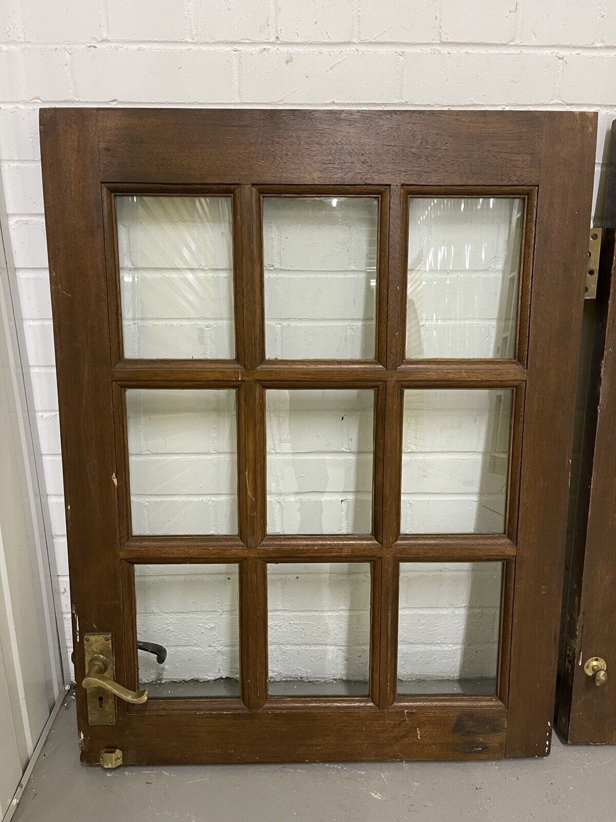 Solid Hardwood External Glass panel Stable Door 1980 X 758mm