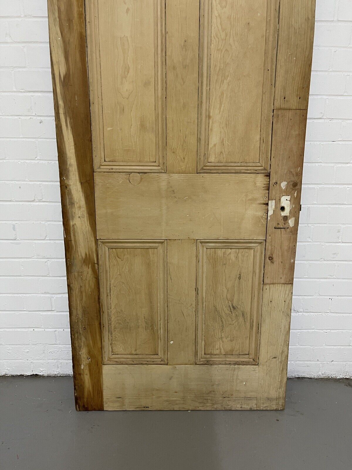 Original Vintage Reclaimed Victorian Pine Internal 4 panel Door 1995 2000 x 815