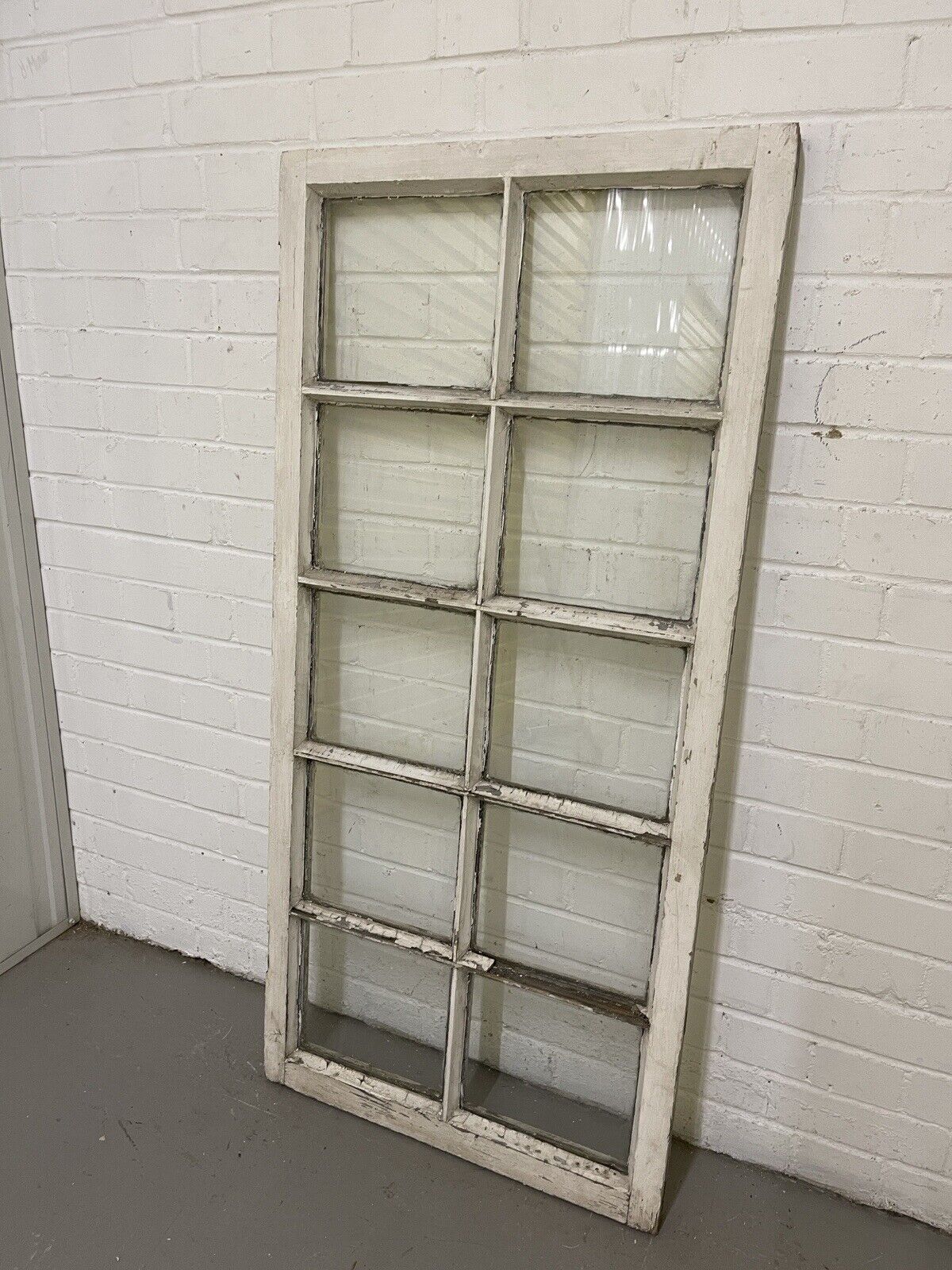 Modern Georgian 10 Panel Wooden Window 605 x 1290mm