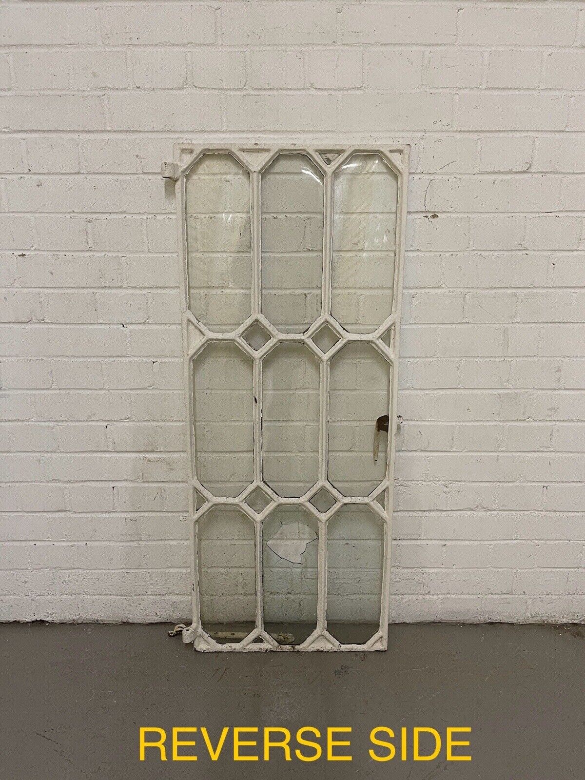 Reclaimed Art and Crafts Cast Iron Crittall Crittal Windows 1135 x 465mm