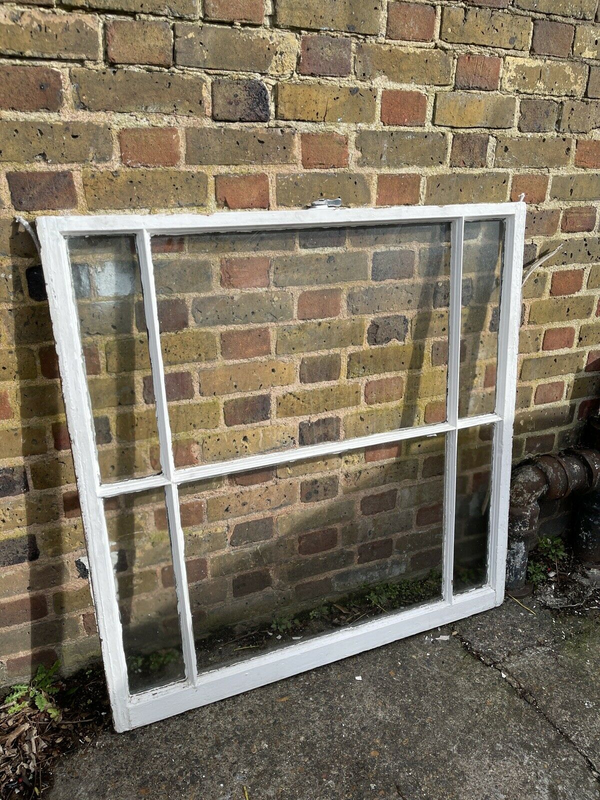 Reclaimed Old Victorian Edwardian Wooden 6 Panel Sash Window