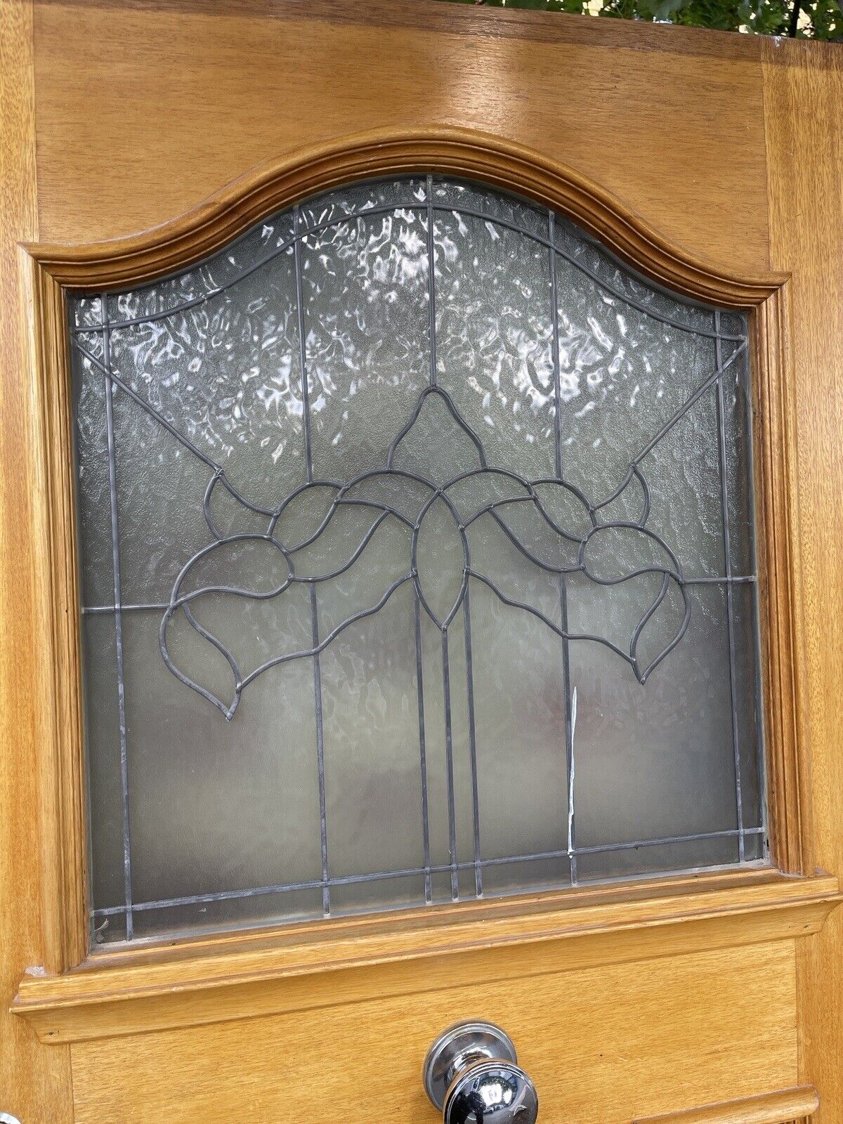 Reclaimed Victorian Edwardian Wooden Panel External Front Door 2030 x 858mm
