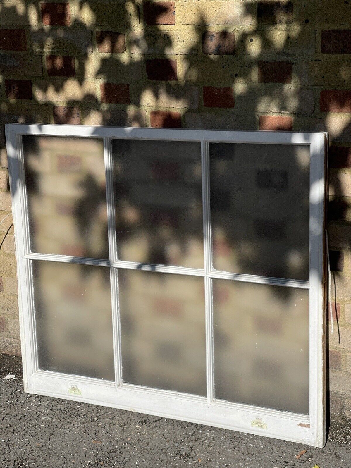 Reclaimed Old Georgian 6 Panel Wooden Window 930mm x 1060mm