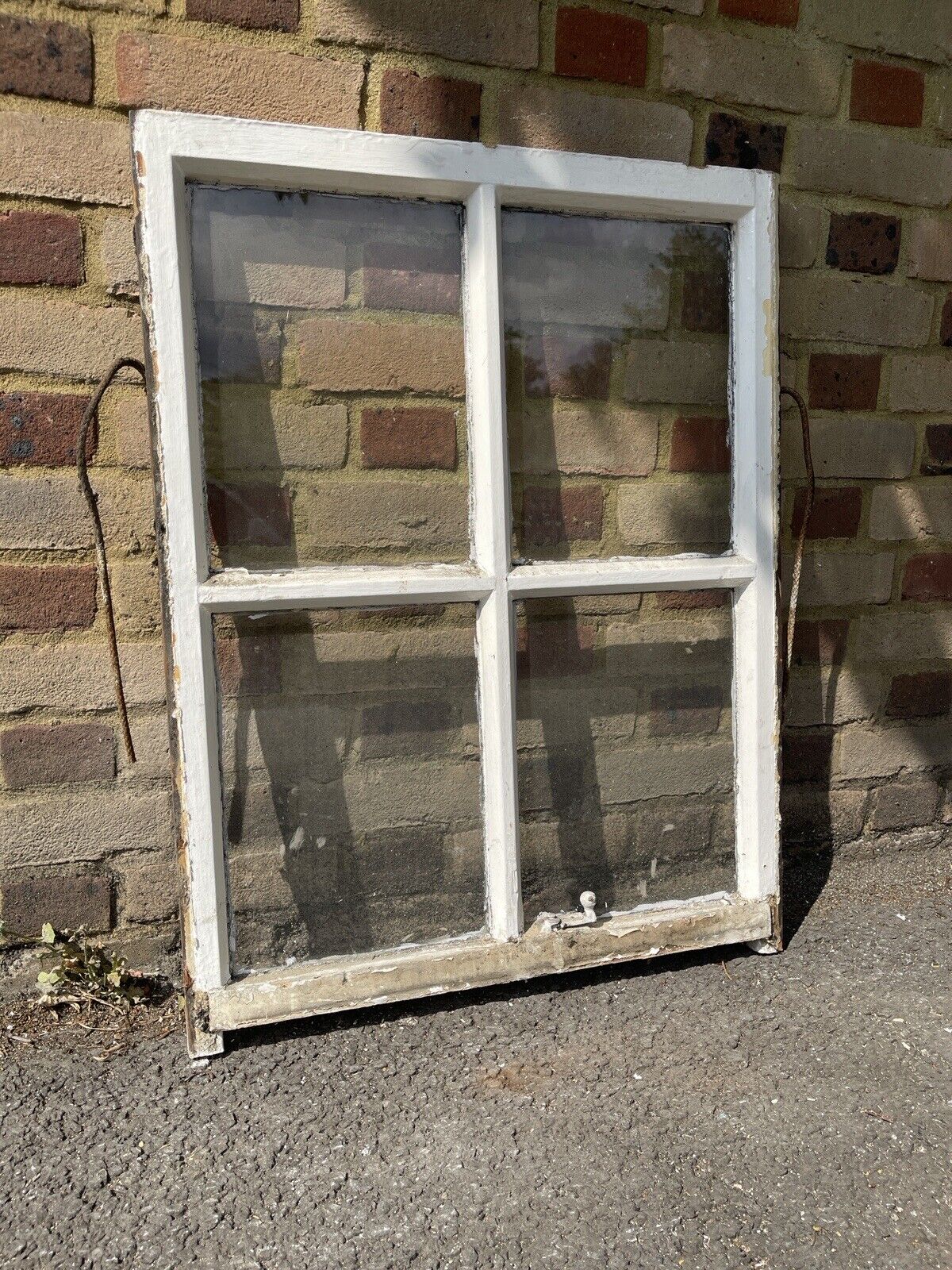 Reclaimed Old Georgian 4 Panel Wooden Window 840 x 640mm