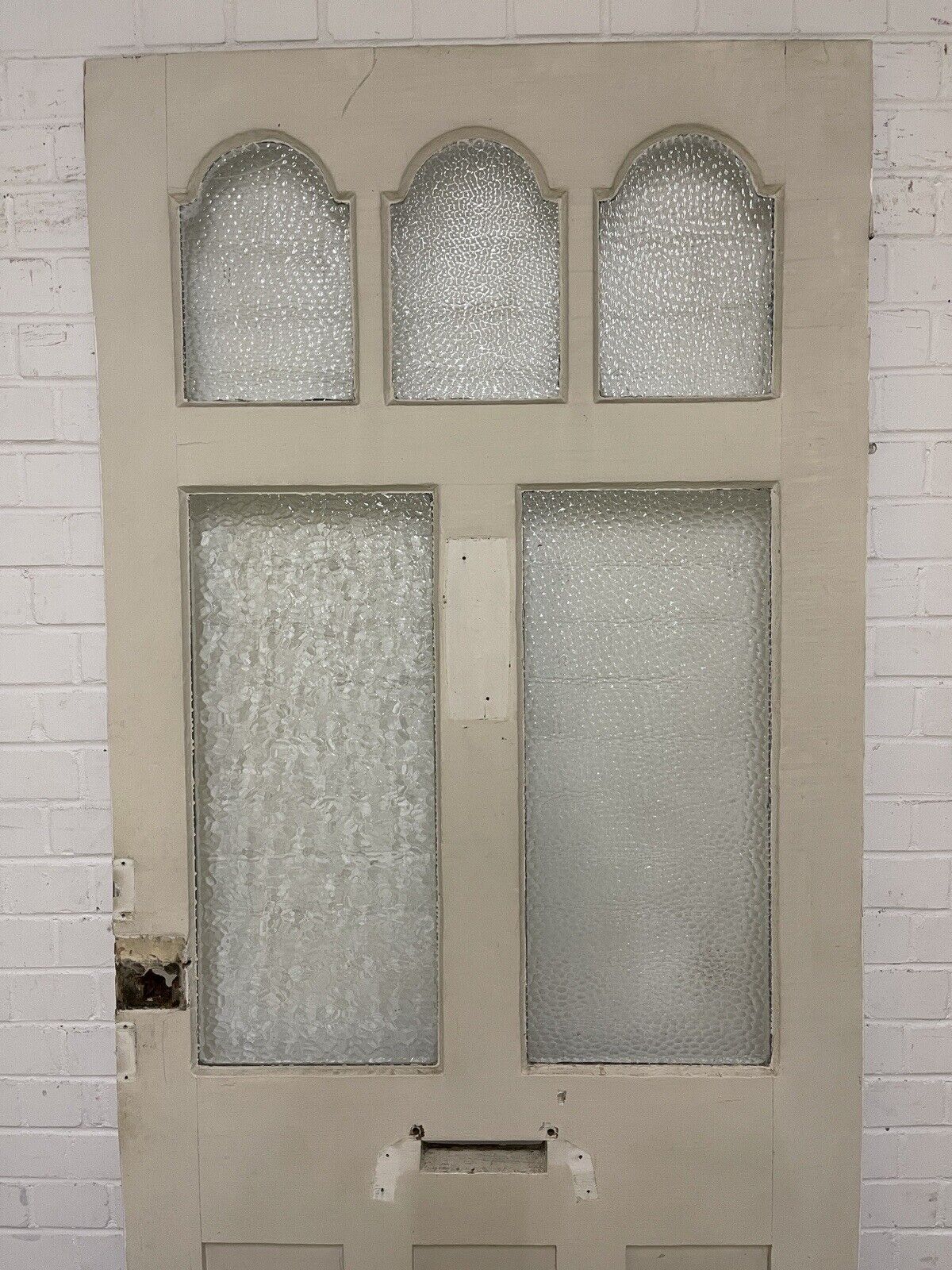 Reclaimed Victorian Edwardian Wooden Panel Front Door 2132 x 910mm