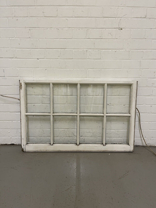 Reclaimed Old Georgian 8 Panel Wooden Window 963 x 605mm