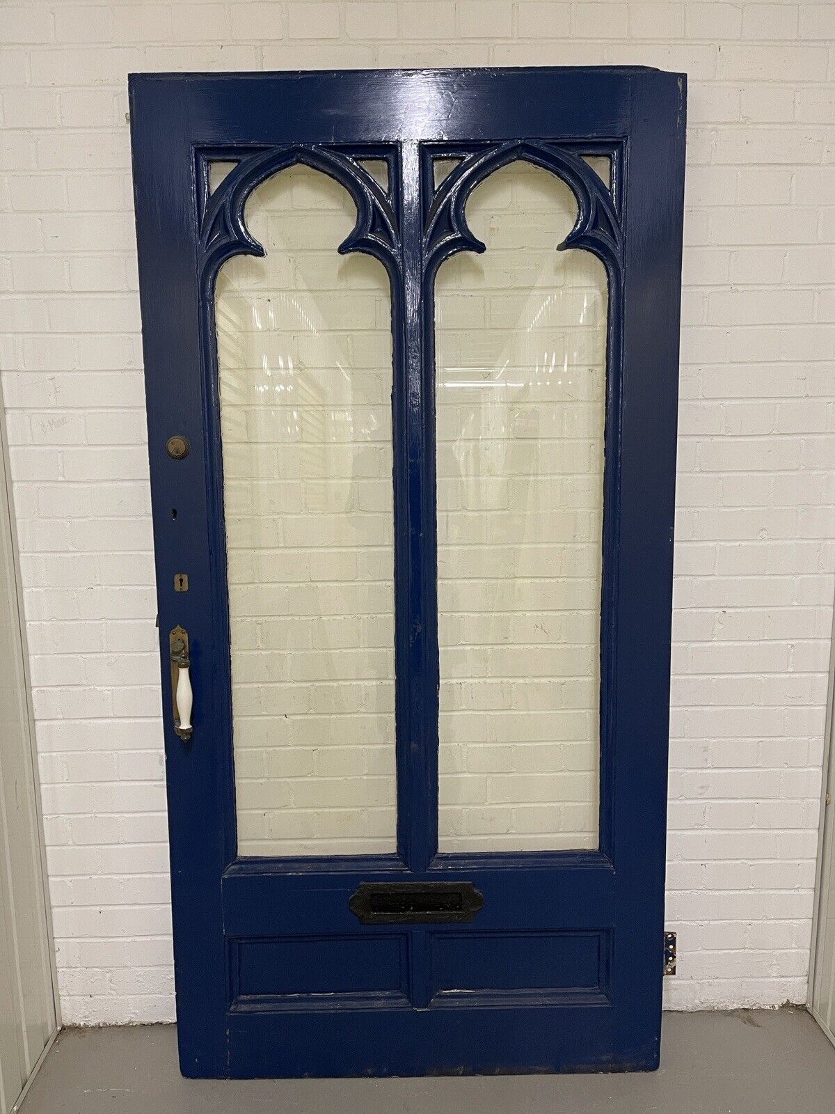 Reclaimed Victorian Chapel House Wooden Front Door 2070 or  2075 x 1060mm