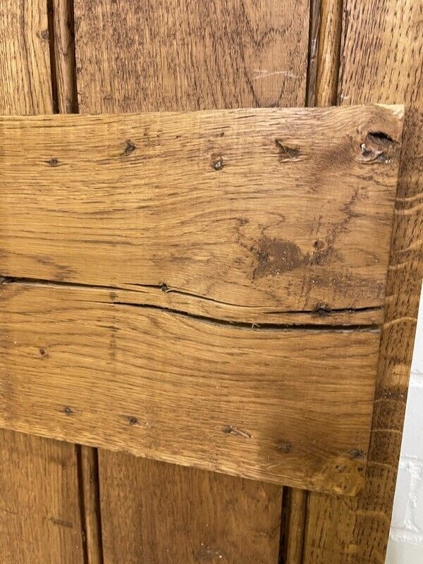 Reclaimed Oak Old Handmade Studded Ledge and Brace door 1795 x 675mm