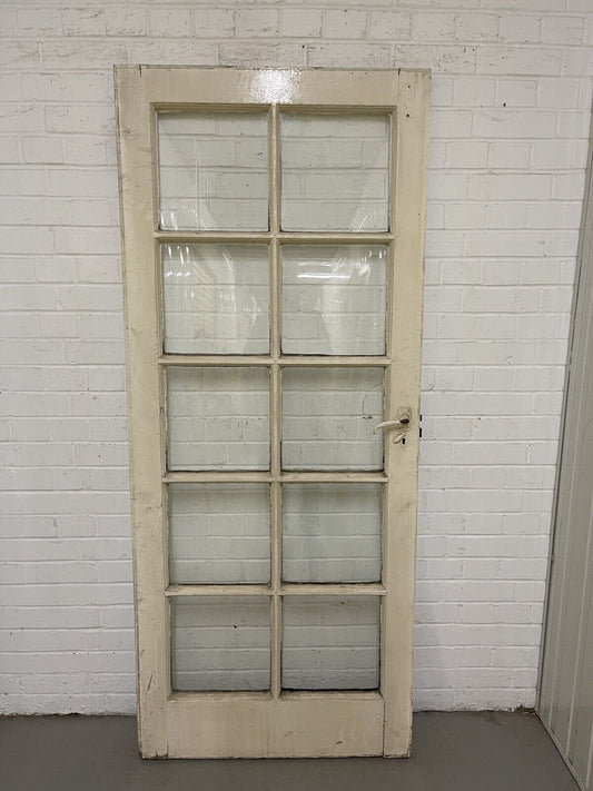 Reclaimed Georgian Wooden Panel External Front Door 1922 x 810mm