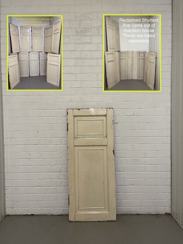 Reclaimed Antique Wooden Window Shutters 1165 x 487 or 460mm