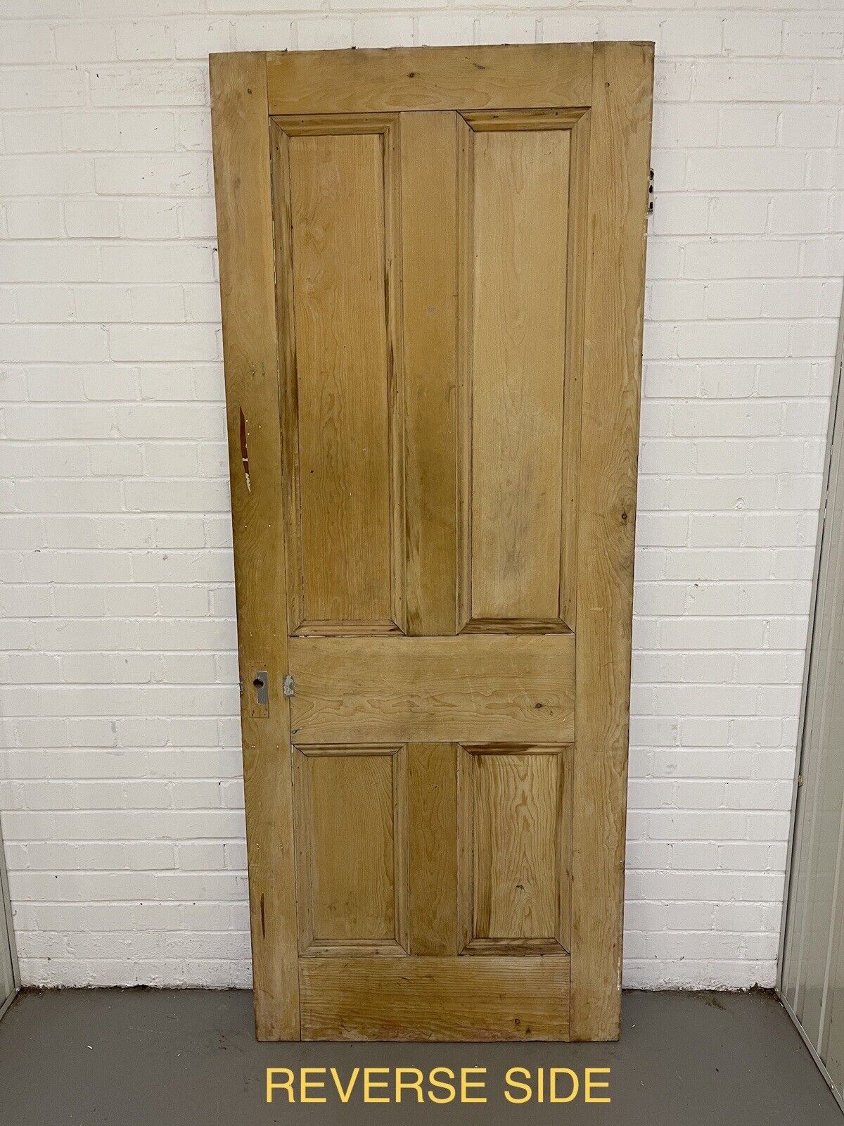 Vintage Reclaimed Victorian Pine Internal 4 panel Door 2005 2015 x 810 x 48mm