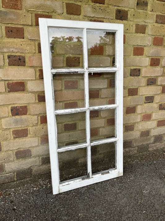 Modern Georgian 8 Panel Wooden Window 1110 x 555mm