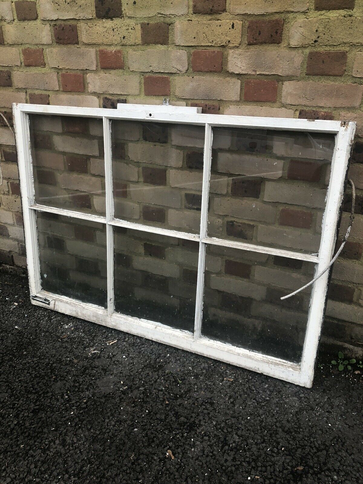 Large Reclaimed Old Georgian 6 Panel Wooden Sash Window