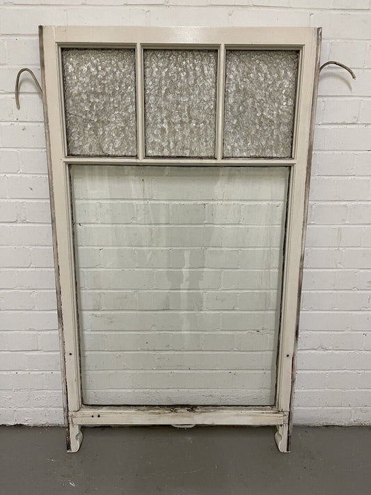 Reclaimed Old Georgian 4 Panel Wooden Window 760mm x 1320mm