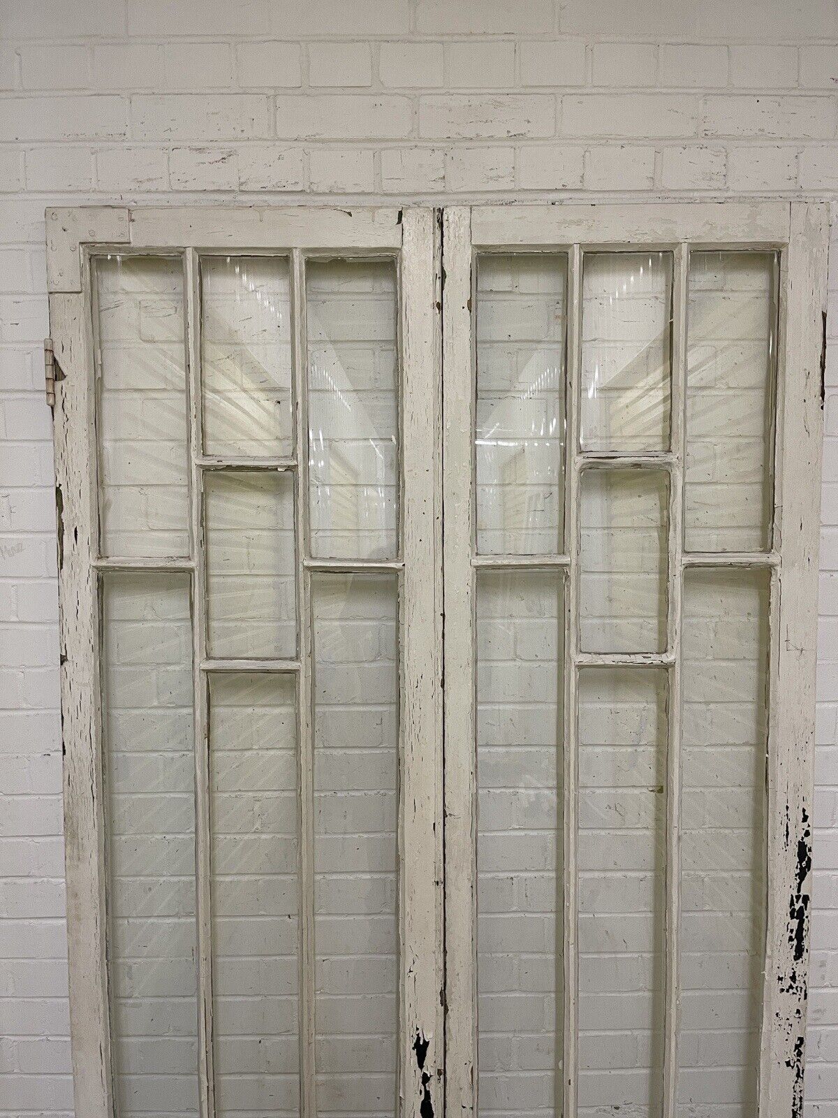 Reclaimed French Victorian Georgian Panel Wooden Double Doors 1967mm x 1220mm