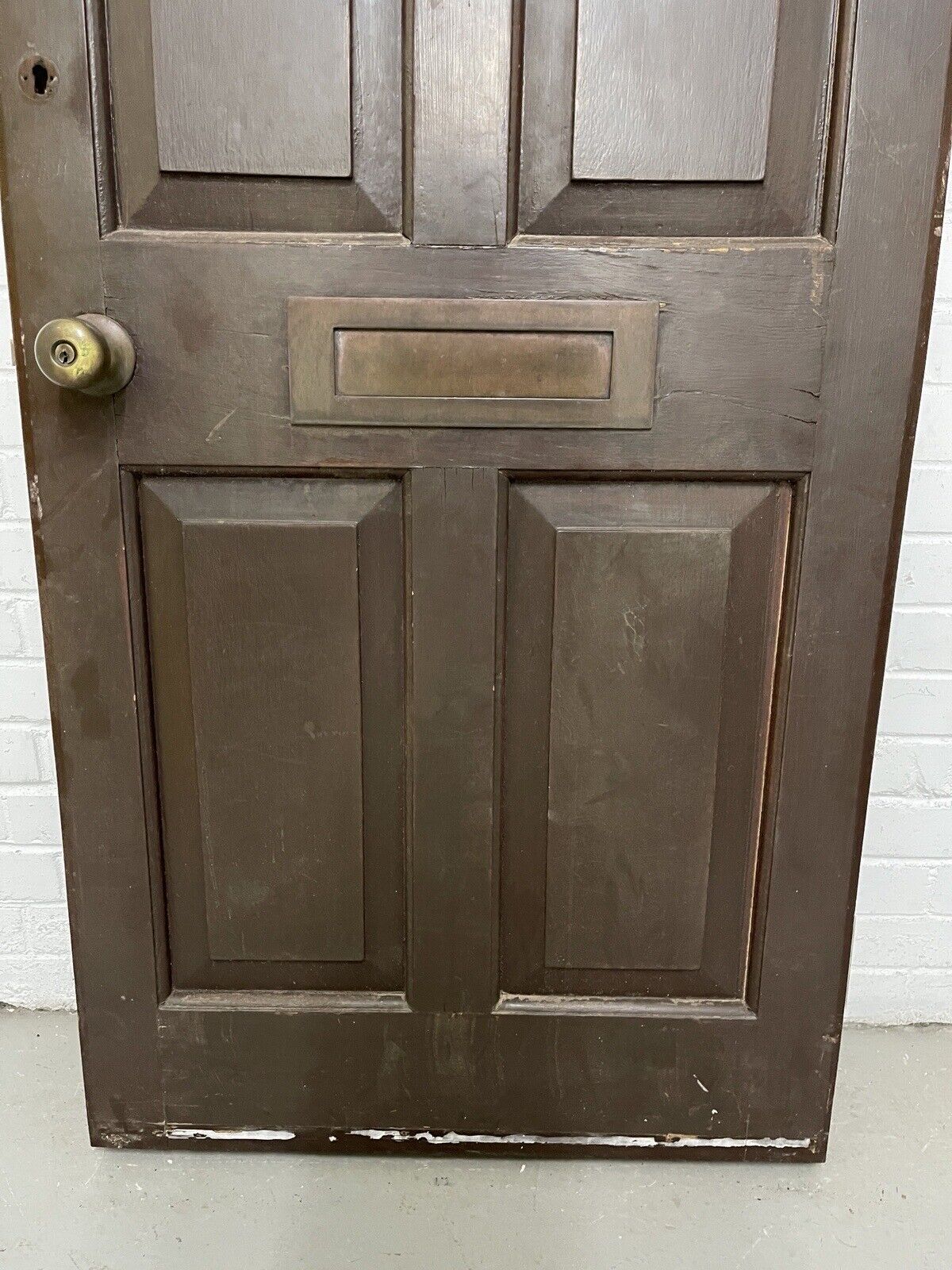 Reclaimed Old Wooden Bespoke Hardwood Front Door 1956 or 1960mm x 755mm