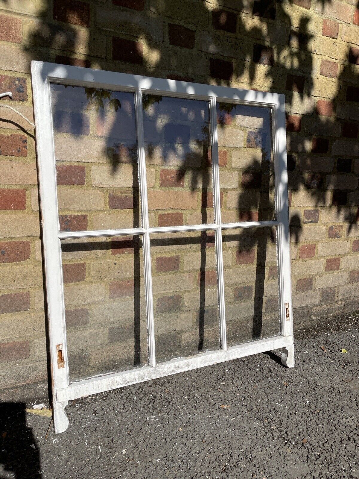 Reclaimed Old Georgian 6 Panel Wooden Window 900 x 945mm – Reclaimed ...