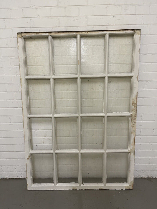 Reclaimed Old Georgian 16 Panel Wooden Window 1420 x 1003mm