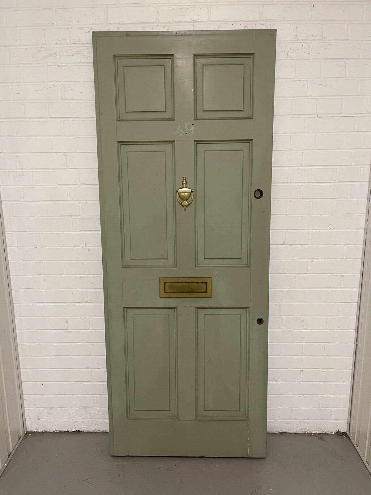 Reclaimed Old Wooden Bespoke Hardwood Front Door 2030 x 803mm