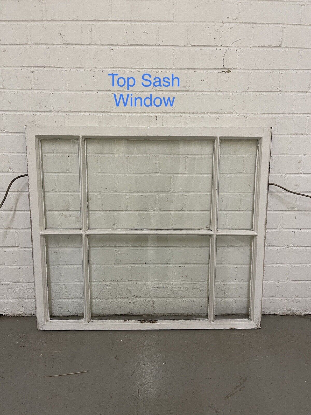 Pair Of Reclaimed Edwardian 6 Panel Wooden Sash Window 910 x 805mm 910 x 835mm