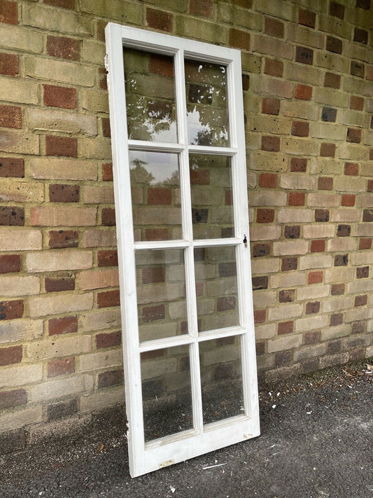 Reclaimed Old Georgian 8 Panel Wooden Window 1500 x 520mm