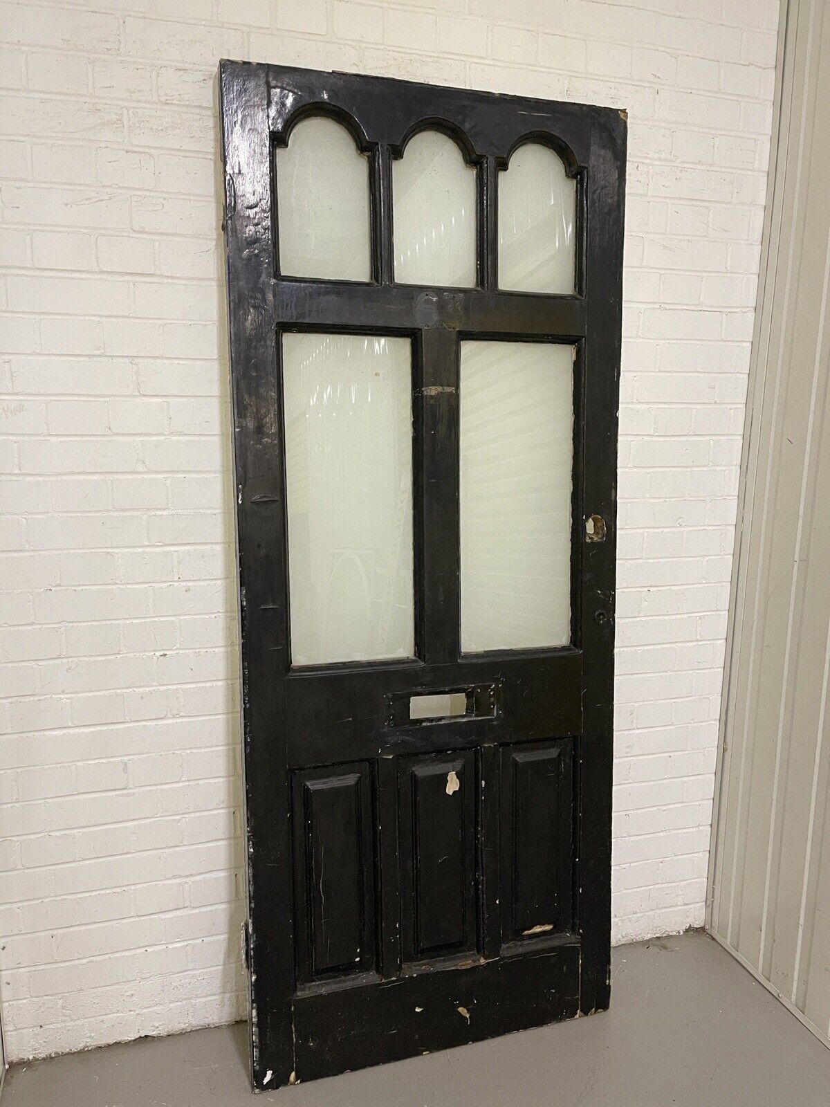 Reclaimed Victorian Edwardian Wooden Panel Front Door 2080 or 2085 x 865mm