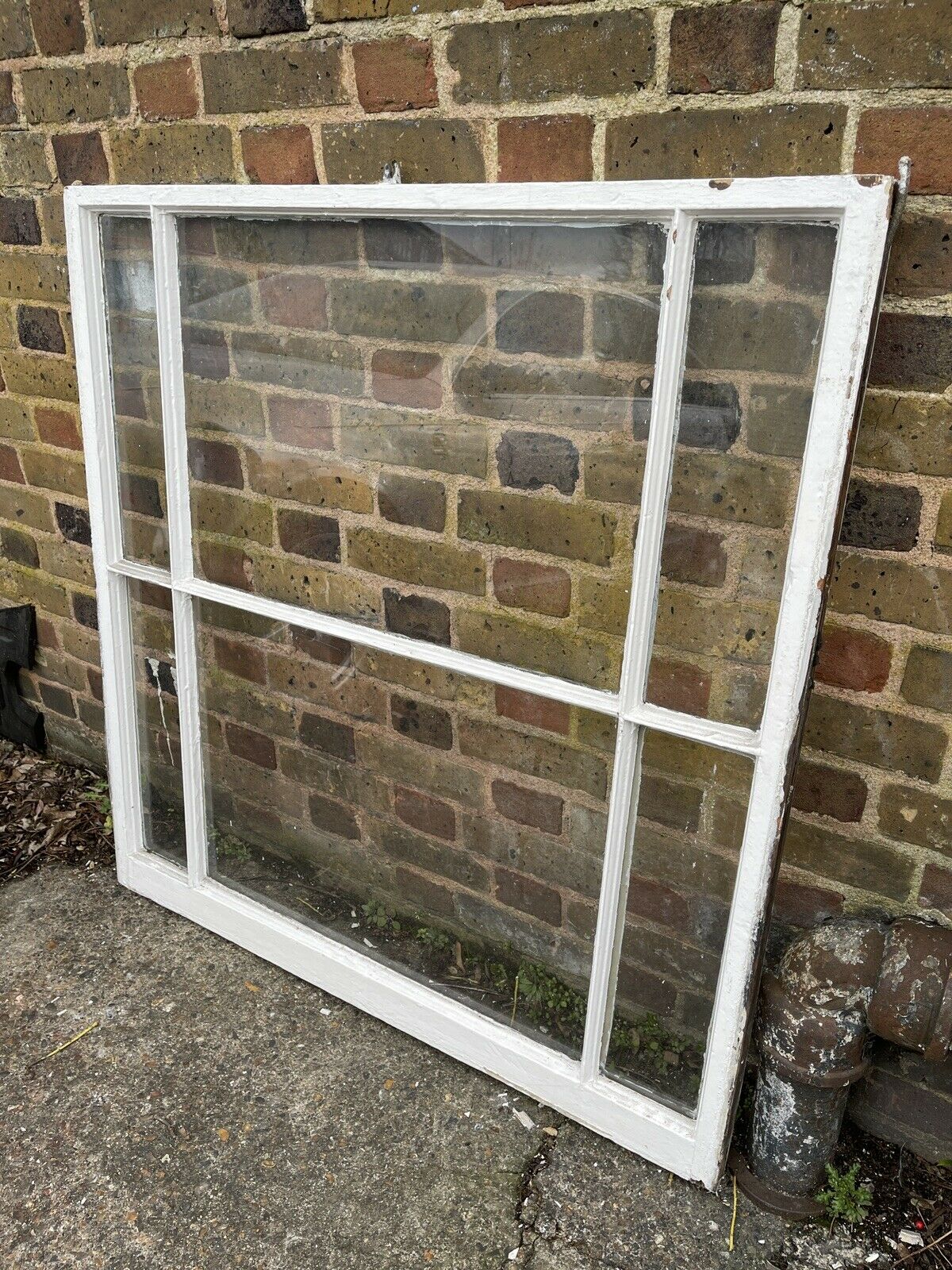 Reclaimed Old Victorian Edwardian Wooden 6 Panel Sash Window