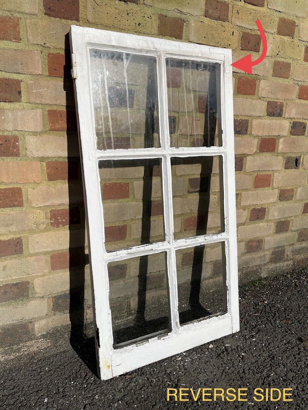 Modern Georgian 6 Panel Wooden Window 563 x 1052mm