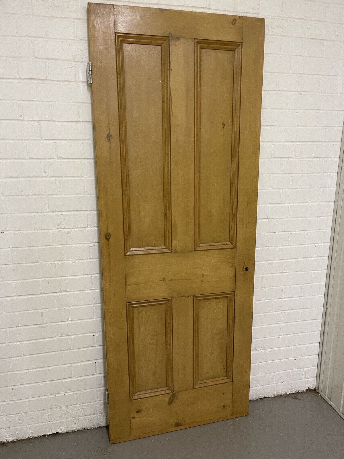 Original Vintage Reclaimed Victorian Pine Internal 4 panel Door 1975 x 760 x 38