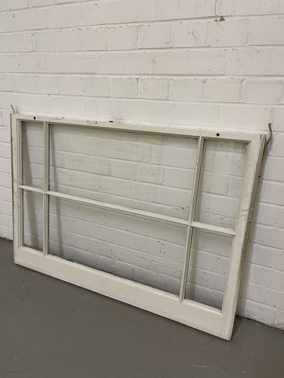 Reclaimed Edwardian 6 Panel Wooden Panel Sash Window  1112 x 692mm