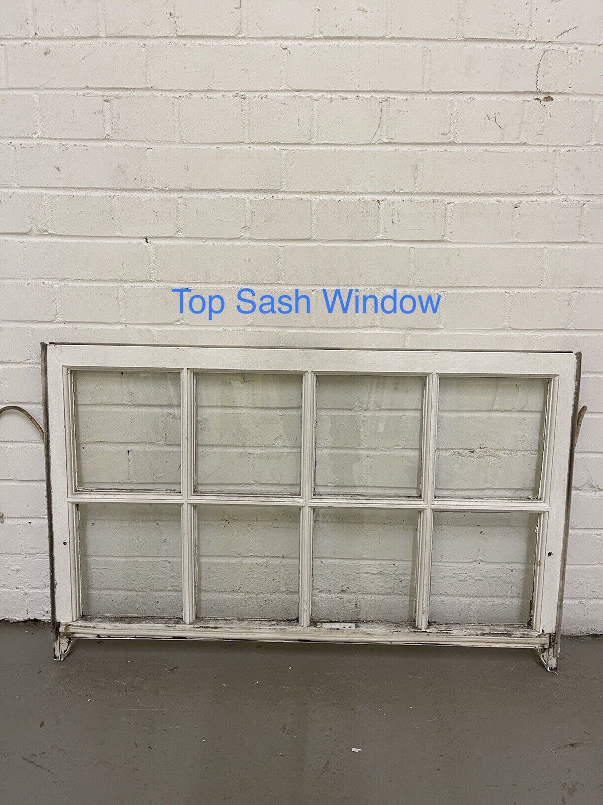 Pair Of Reclaimed Georgian 8 Panel Wooden Panel Sash Window 940x595 940x545