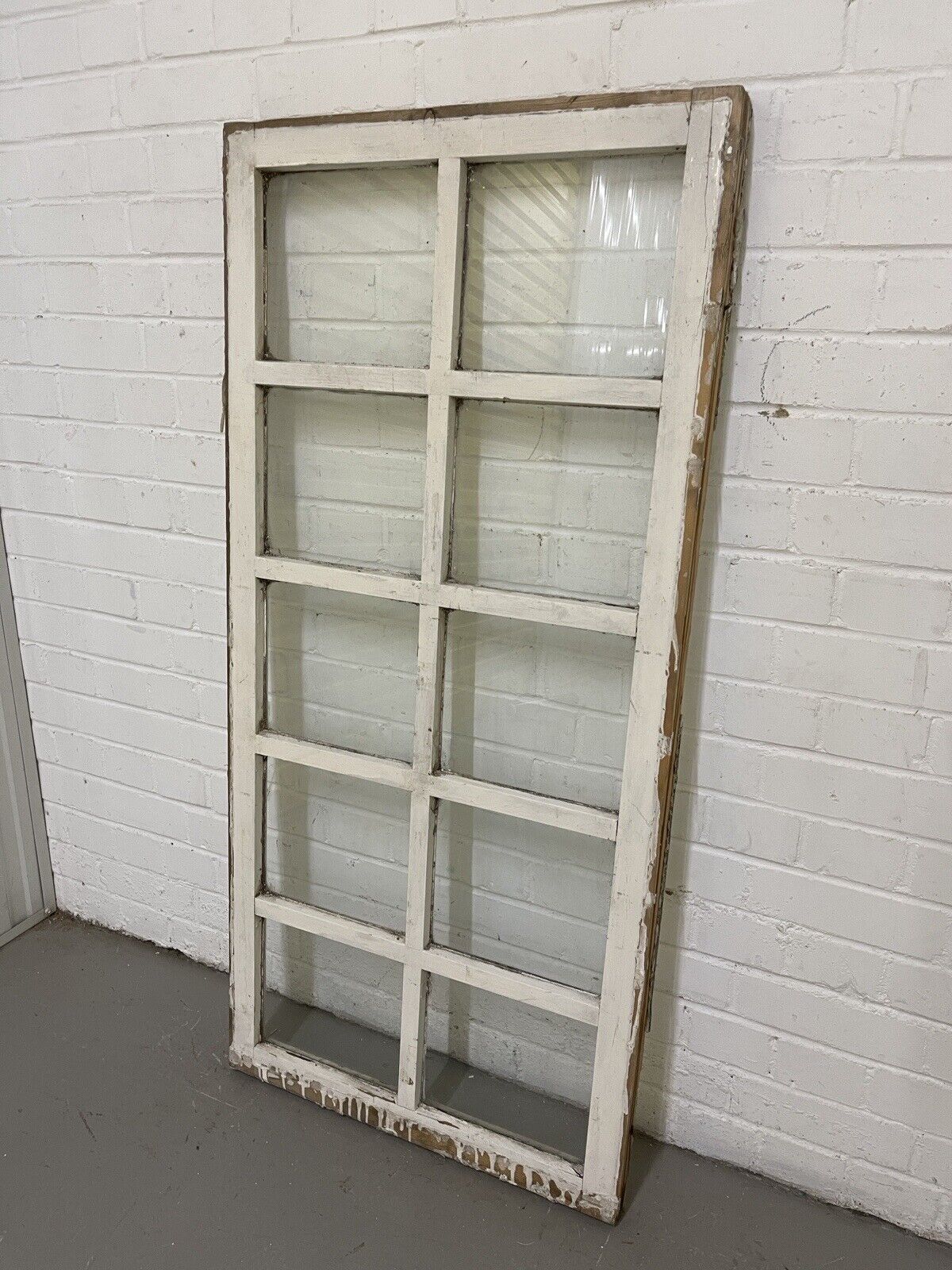 Modern Georgian 10 Panel Wooden Window 605 x 1295mm