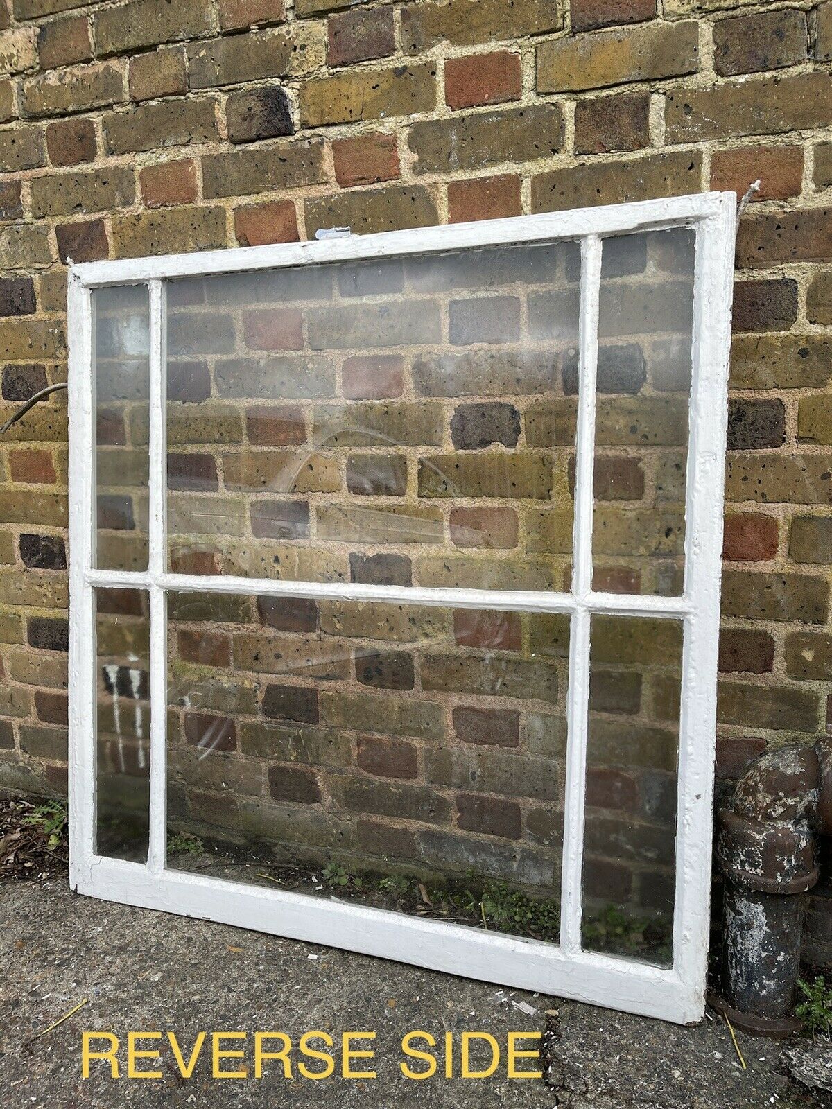 Reclaimed Old Victorian Edwardian Wooden 6 Panel Sash Window