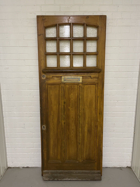 Reclaimed Old Victorian Georgian Edwardian Wooden Front Door 2020mm x 810mm