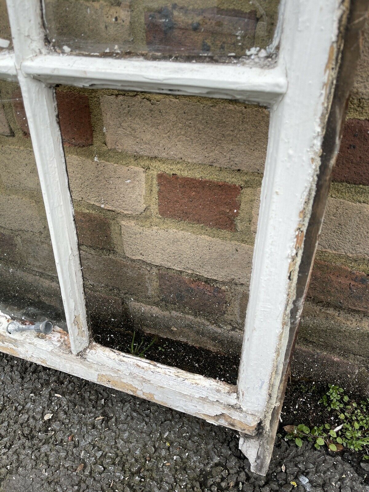 Reclaimed Old Georgian 6 Panel Wooden Window