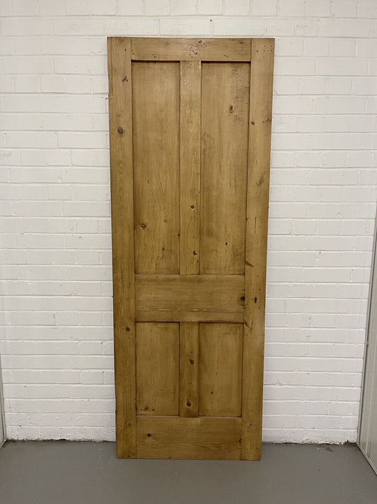 Original Vintage Reclaimed Victorian Pine Internal 4 panel Door 1910 x 706mm