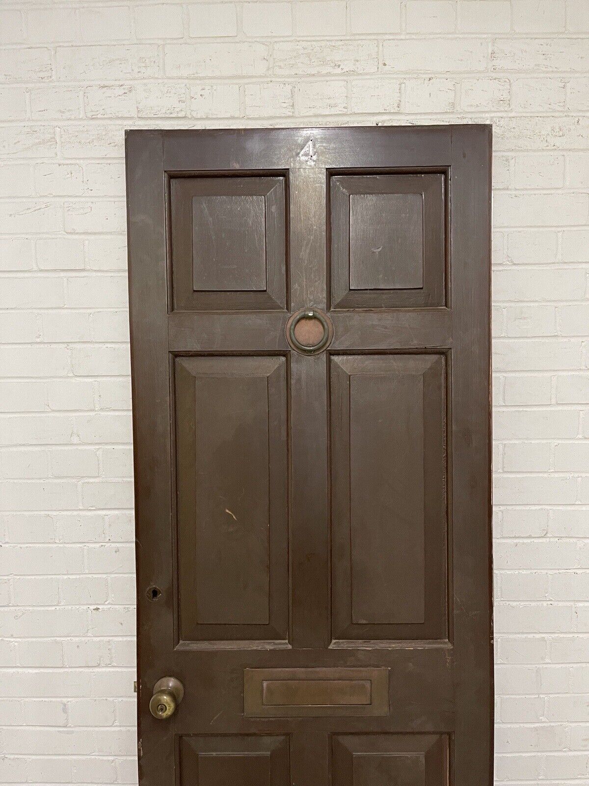 Reclaimed Old Wooden Bespoke Hardwood Front Door 1956 or 1960mm x 755mm