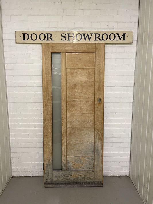 Oak Veneer Bespoke Wooden External Front Door 1965 x 840mm