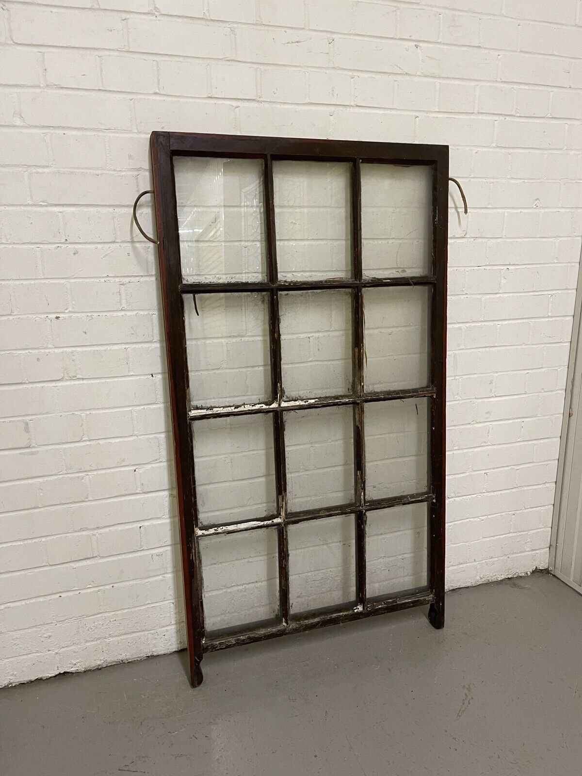 Reclaimed Old Georgian 12 Panel Wooden Window 720 x 1308mm