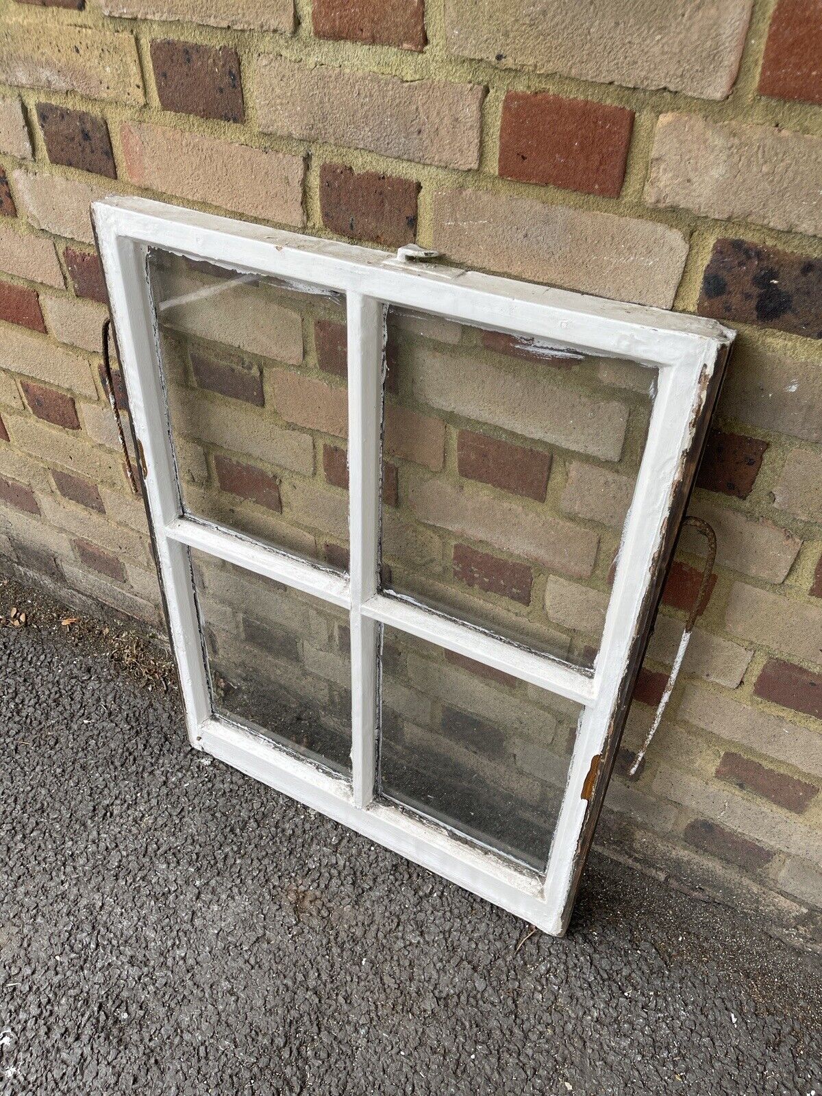 Reclaimed Old Georgian 4 Panel Wooden Window 840 x 640mm