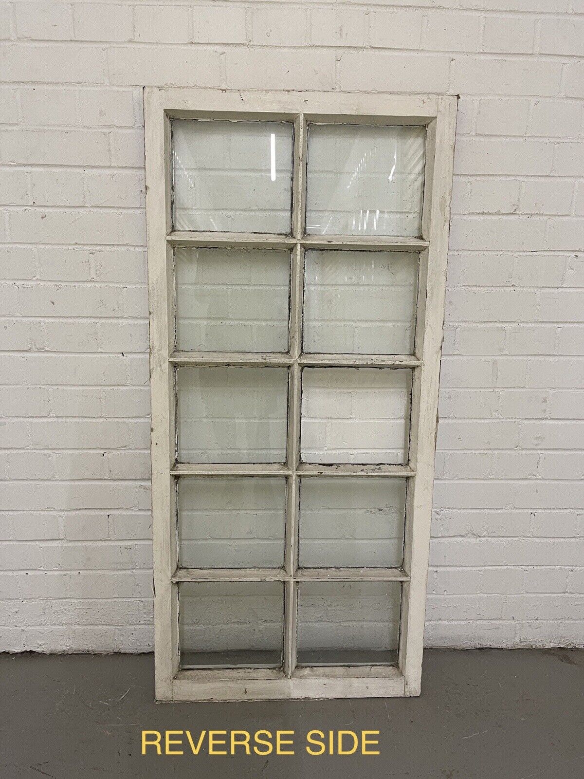 Modern Georgian 10 Panel Wooden Window 605 x 1295mm