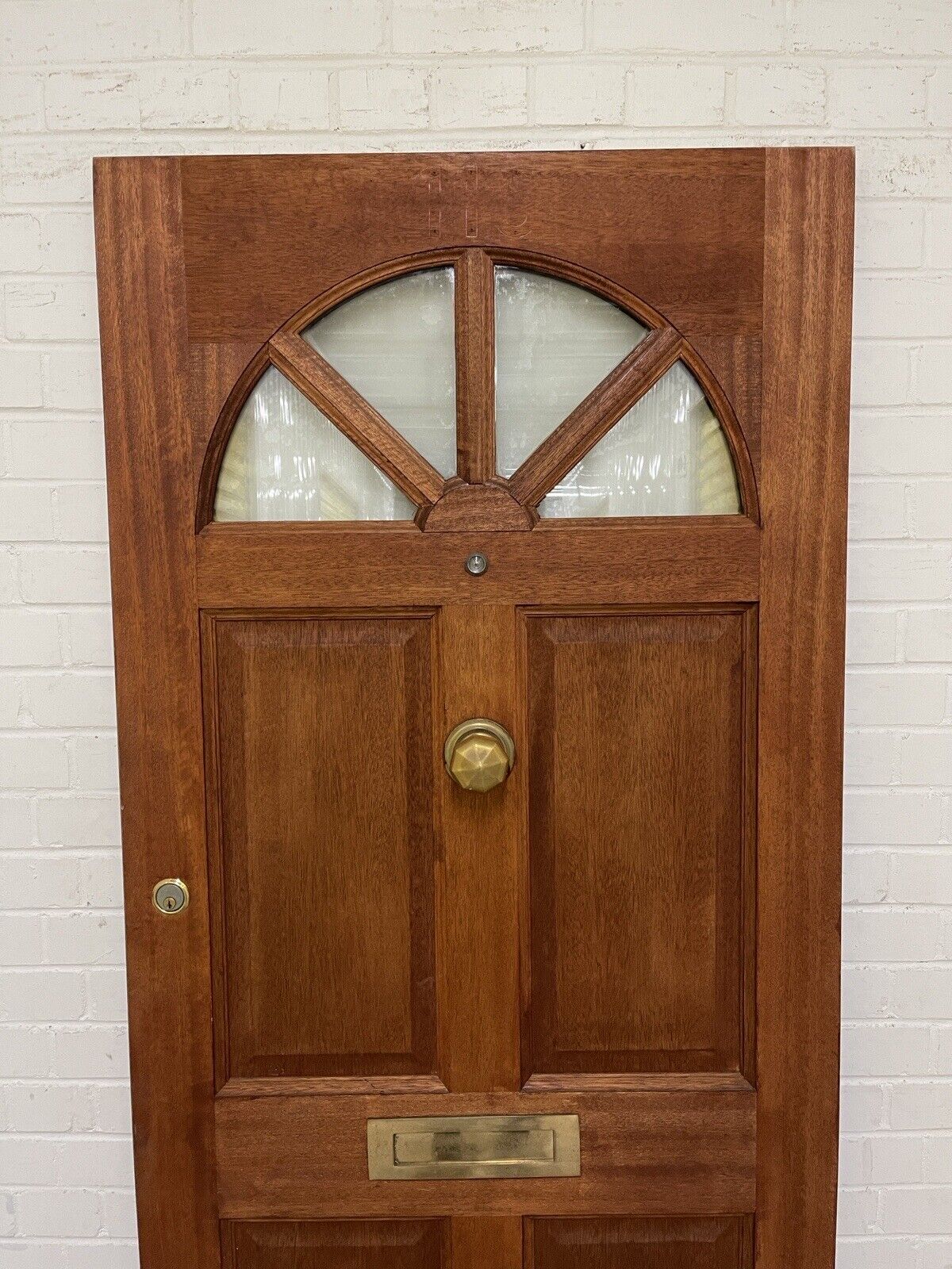 Reclaimed Carolina Old Toughened Glazed  Glass Wooden Door 1955 x 840mm