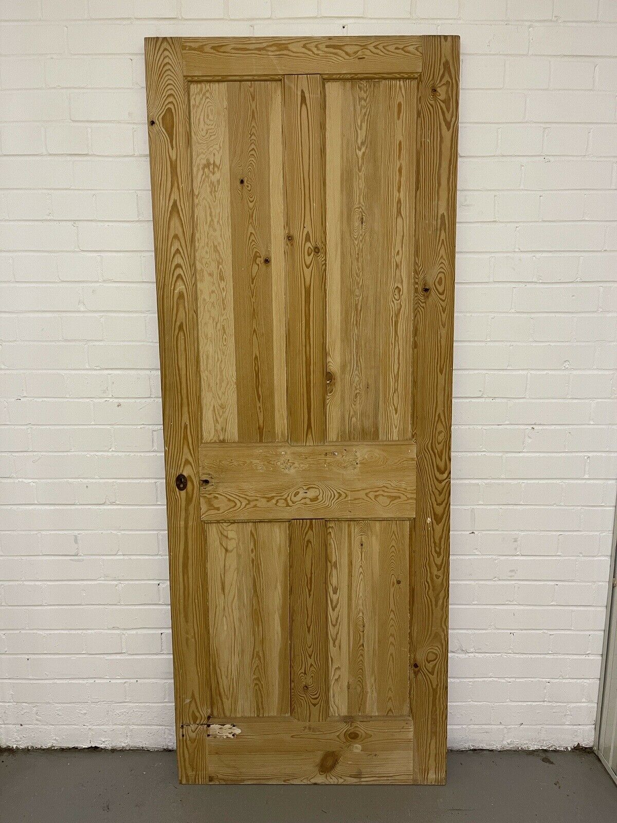 Original Vintage Reclaimed Victorian Pine Internal 4 panel Door 1955 x 755mm