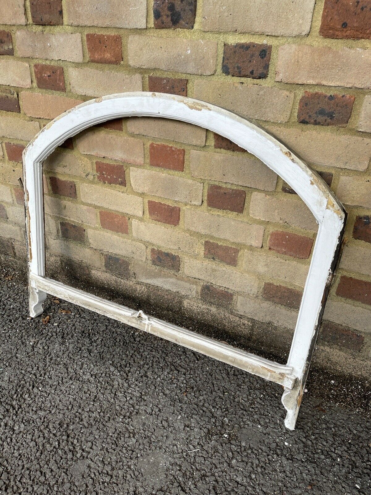 Reclaimed Old Edwardian Arch Wooden Sash Window 615 x 875mm