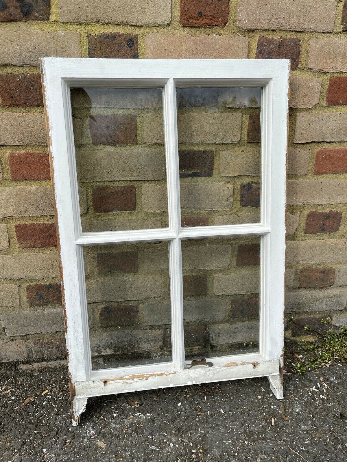 Reclaimed Old Georgian 4 Panel Wooden Window